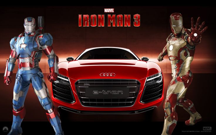 2012 Audi R8 E Tron Stark 16 Iron Man 3 2013